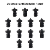 FYSETC E3D V6 High Quality Hardened Steel Nozzle 0.3/0.4/0.6mm size Nozzle High Speed Printing Nozzle for Voron Prusa 3dPrinter